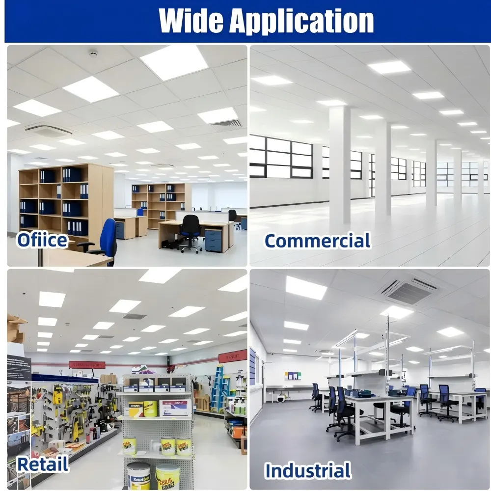 Aluminum LED Panel Light 2x4/600x600 40W
