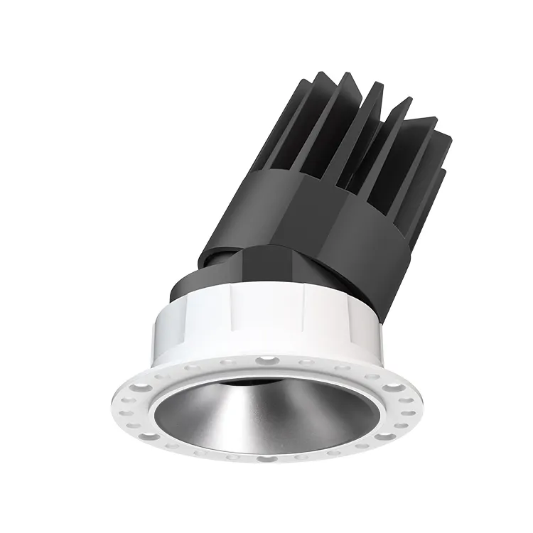 Adjustable Trimless Recessed COB LED Downlight 8-25W