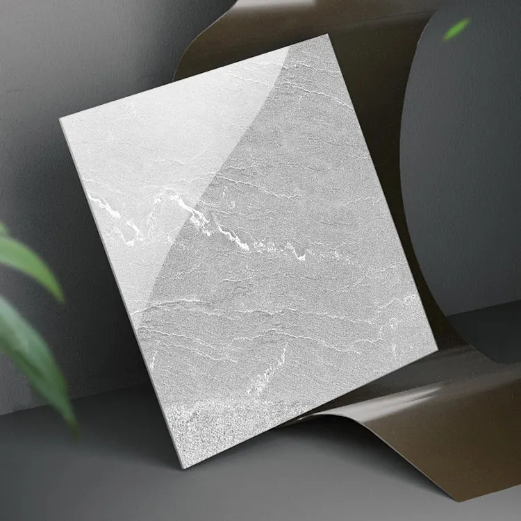 Non-Slip Stone-Look Glazed Porcelain Floor Tile 600x600mm