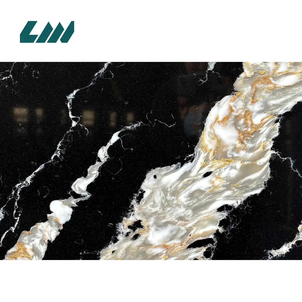 Stone-Look Engineered Quartz Slab 3200x1600mm