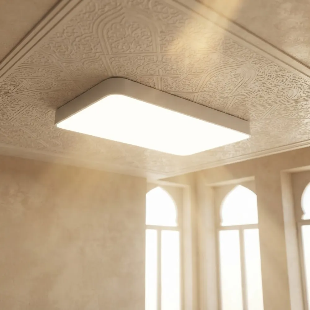 Slim Surface-Mounted Round LED Panel Light 400x70 24-100W product sample