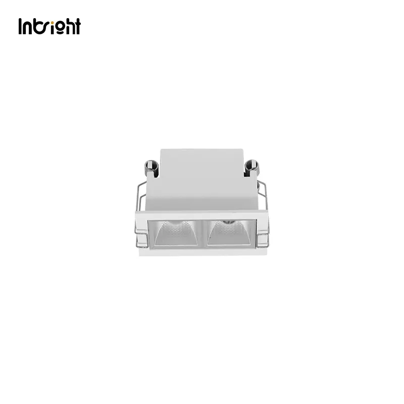 Anti-Glare Recessed Aluminum LED Grille Spotlight 6-30W IP20