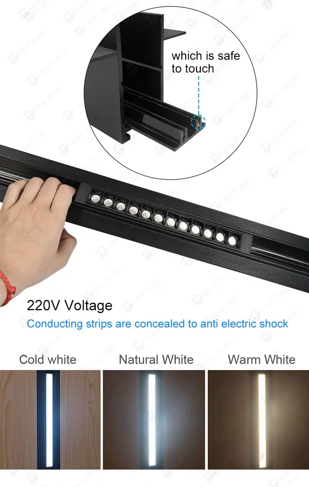 Tuya Smart Aluminum Magnetic LED Track Spotlight 9/18W 220V For 2/4-Wire Track