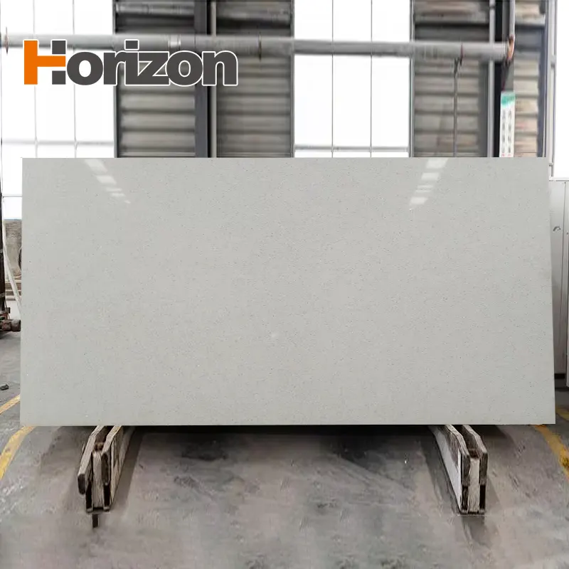 White Engineered Quartz Slab 3200x1600mm product sample