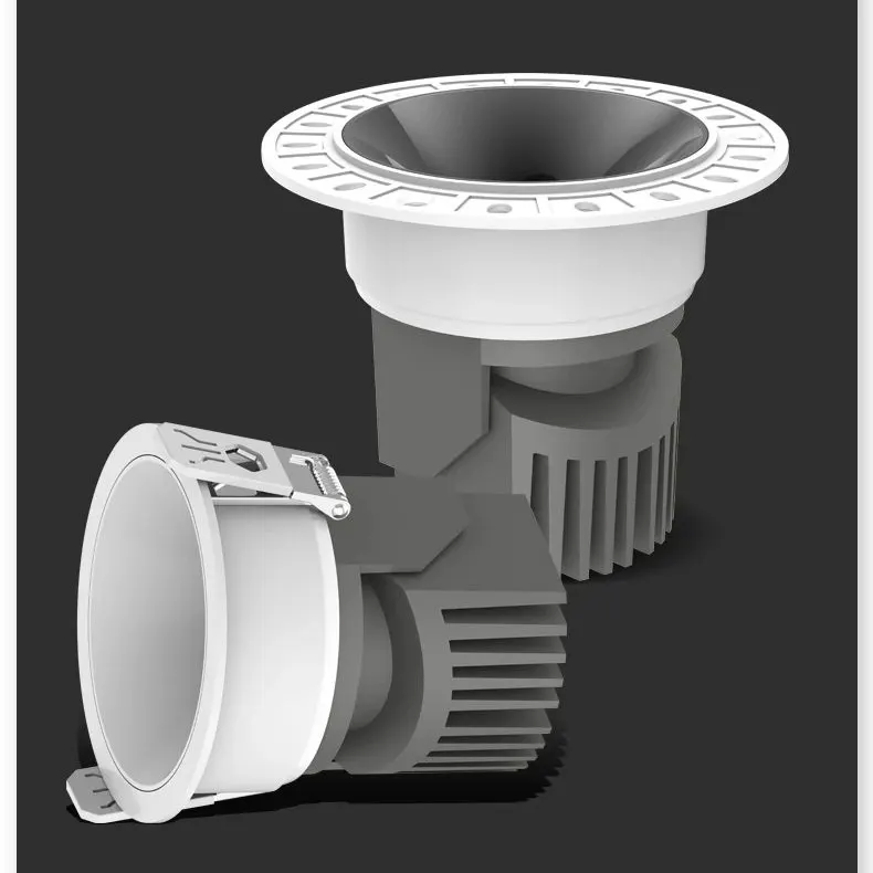 Anti-Glare Recessed Aluminum COB LED Downlight 7-18W 220V