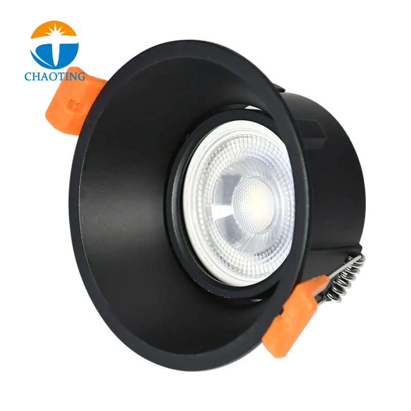 Anti-Glare Recessed Aluminum Downlight Housing GU10/MR16 product sample