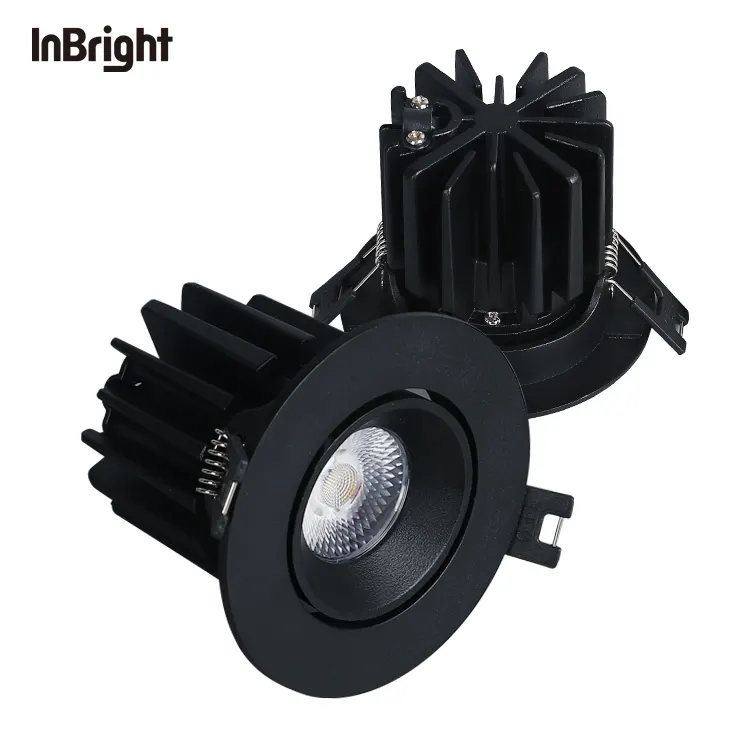 Anti-Glare Adjustable Dimmable DALI COB LED Downlight 12/15W IP65