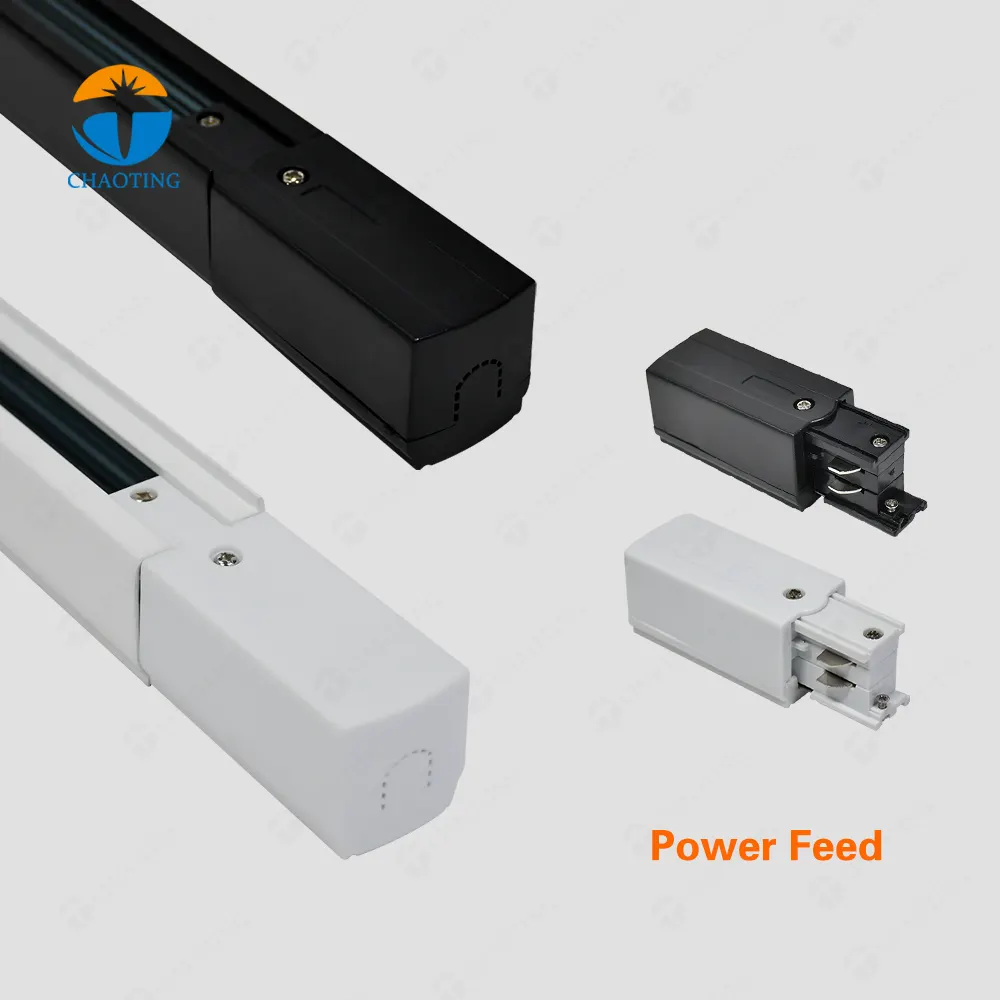 Aluminum 4-Wire 3-Phase Track Live End Connector product sample