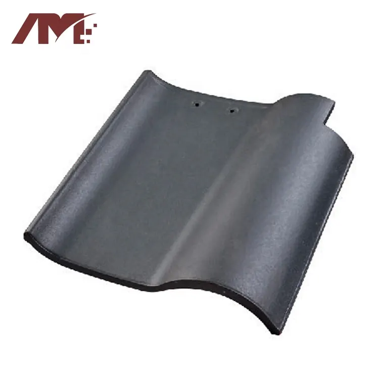 Gray Glazed Clay Roof Tile For Exterior Roofing product sample