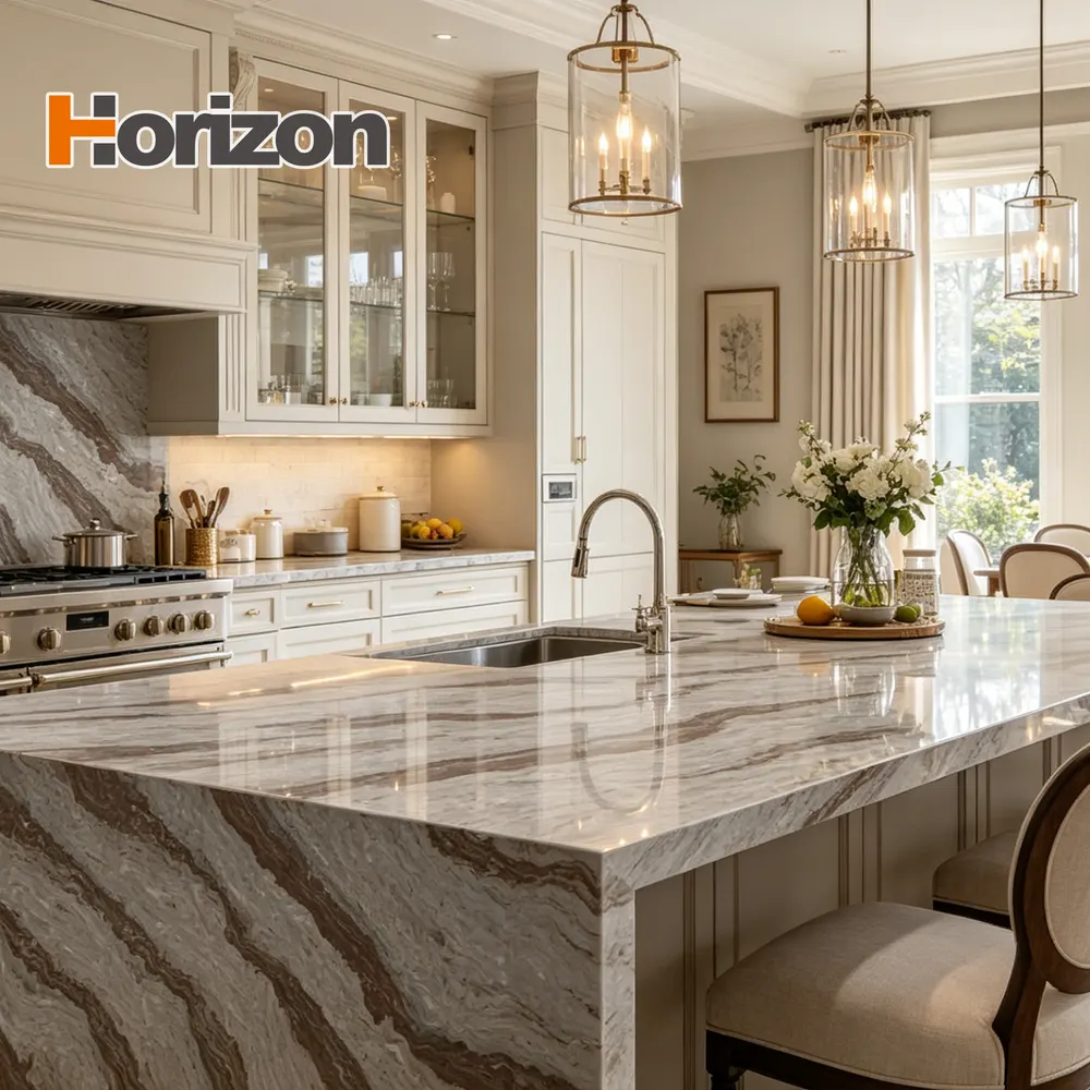 Carrara Engineered Quartz Slab 3200x1600mm