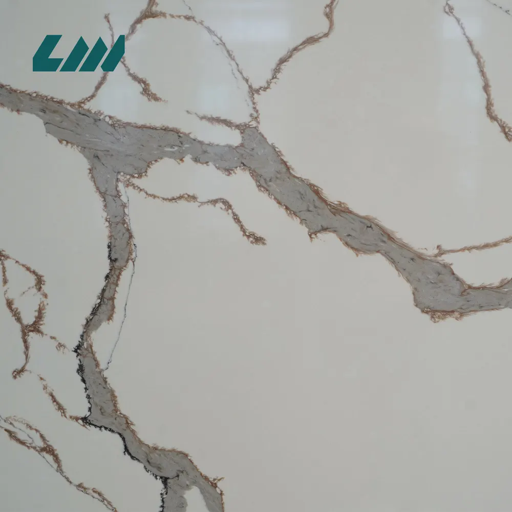 Calacatta Engineered Quartz Slab 3200x1600mm