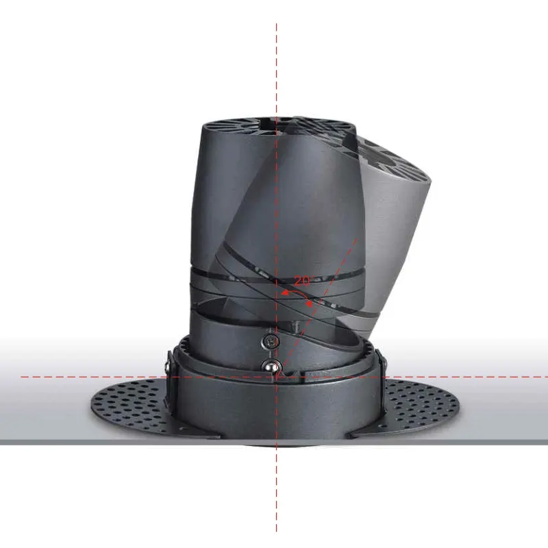 Trimless Recessed Aluminum LED Downlight 5-15W product sample