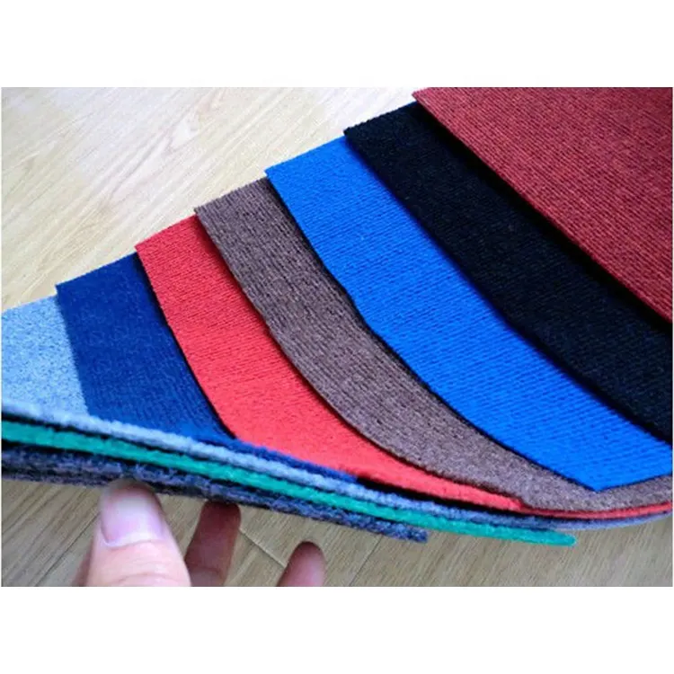Ribbed Polyester Exhibition And Event Carpet 2-6mm Thick