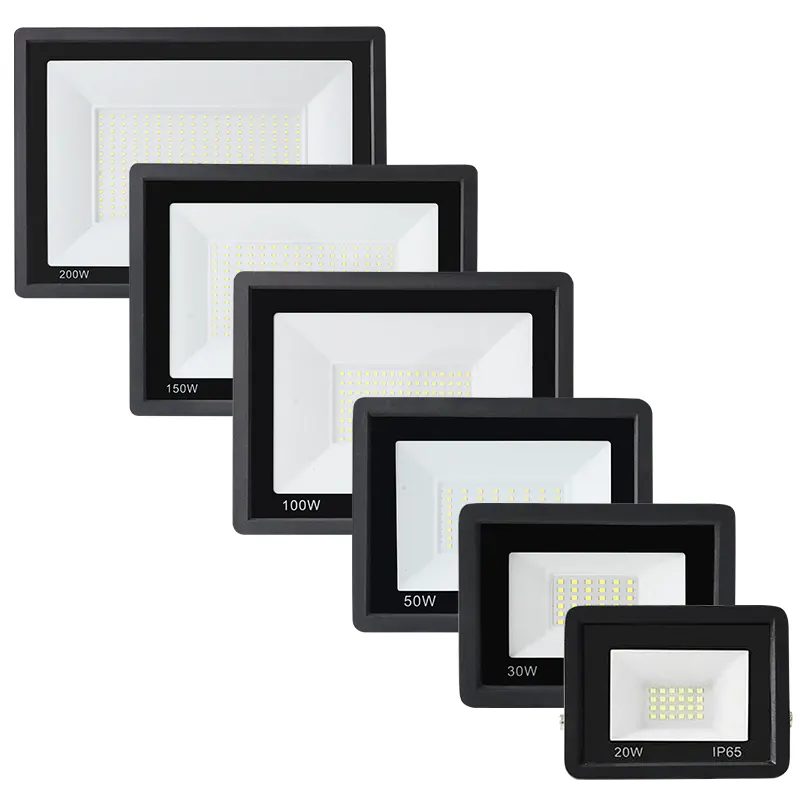 Aluminum LED Floodlight Black 10-30W 100-265V IP65 product sample