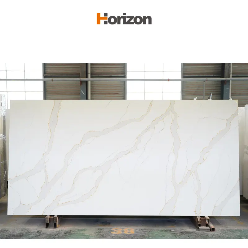 White Engineered Quartz Slab 3200x1600mm