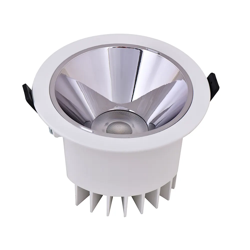 Anti-Glare Recessed Aluminum LED Downlight Black/Gold 10-40W IP65