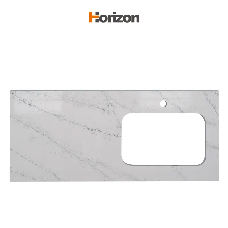 White Engineered Quartz Slab 3200x1600mm
