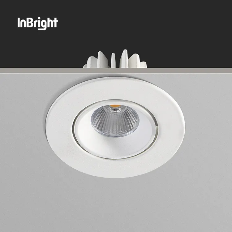 Anti-Glare Adjustable Dimmable Recessed LED Downlight 8W