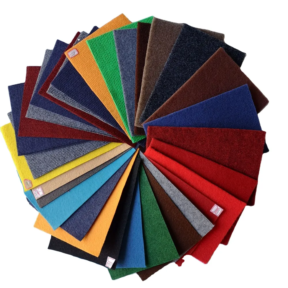 Needle-Punched Polyester Floor Carpet 1-4mm Thick