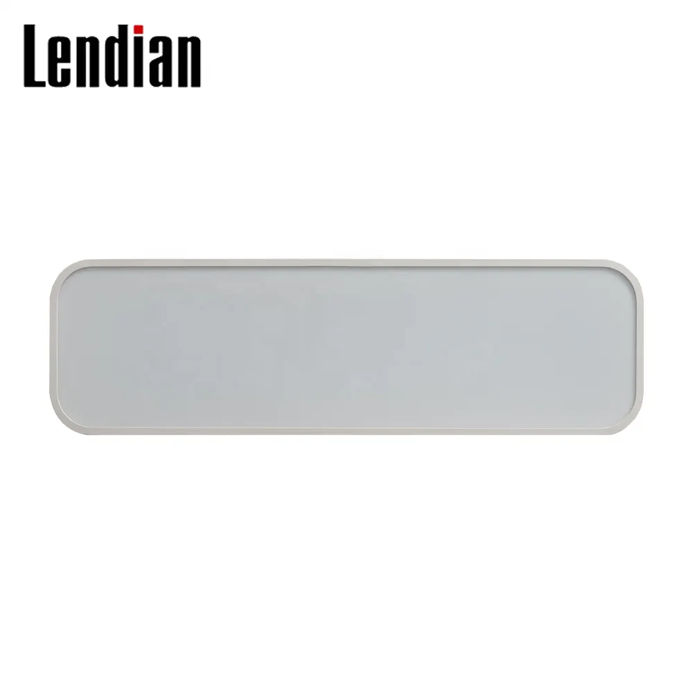 Recessed Rectangular Aluminum LED Panel Light Black/White 25/45W 220V
