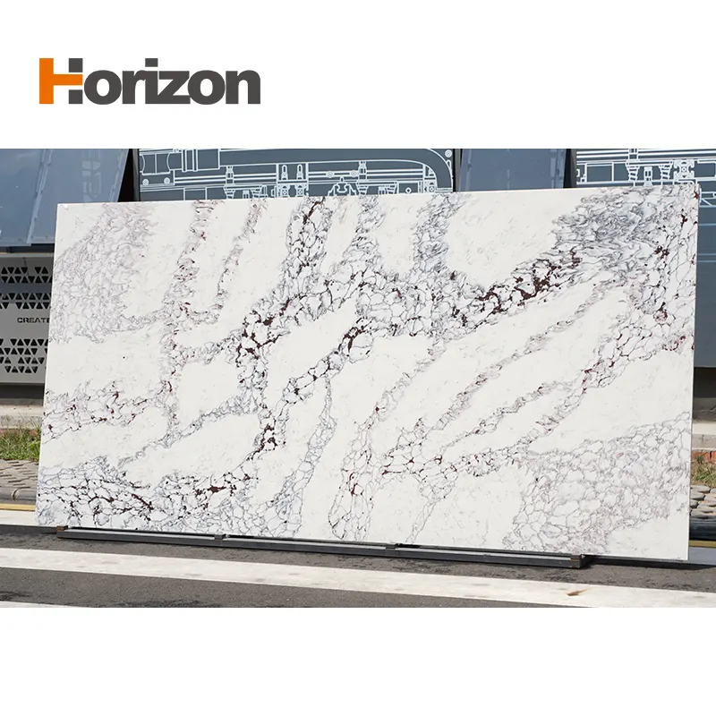 White Engineered Quartz Slab 3200x1600mm