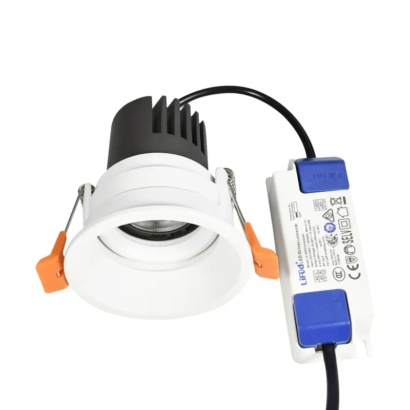 Adjustable Recessed Aluminum Downlight Housing GU10/MR16 IP54