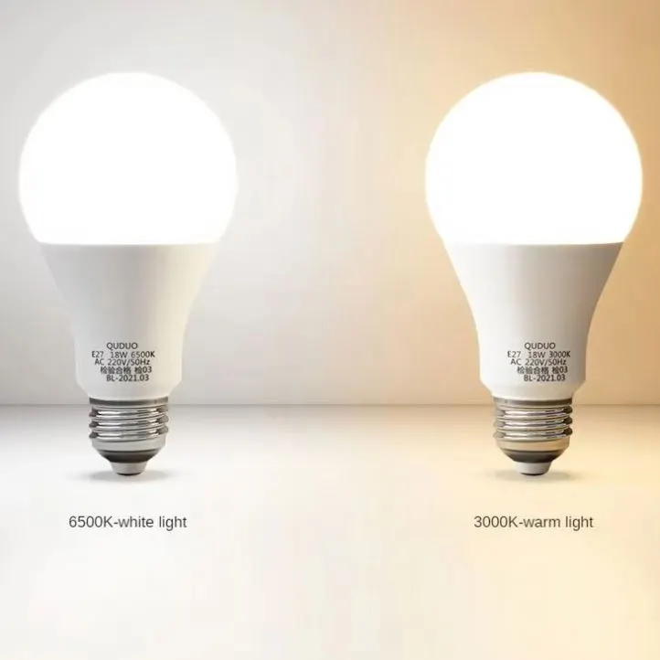 Aluminum LED Light Bulb White 3W E27/B22 Base