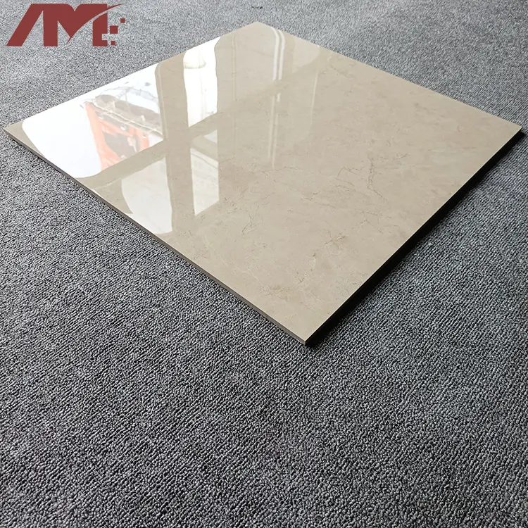 Calacatta Polished Porcelain Stair Tread Tile 600x600mm product sample