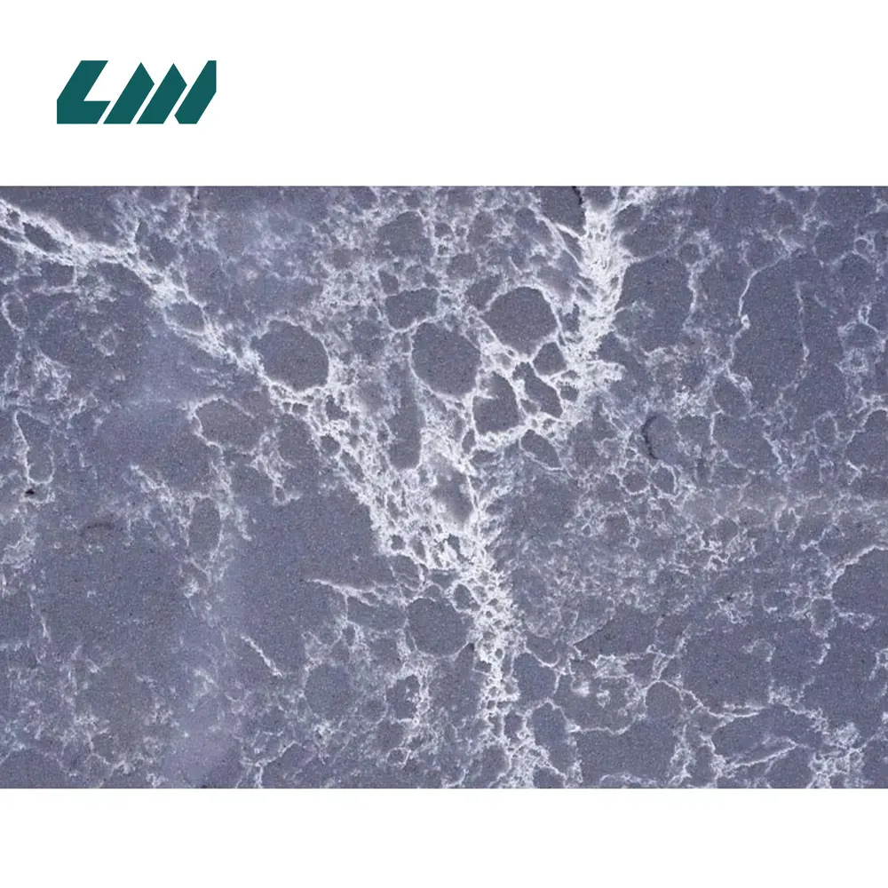 Jade-Look Black Engineered Quartz Slab 3200x1600mm