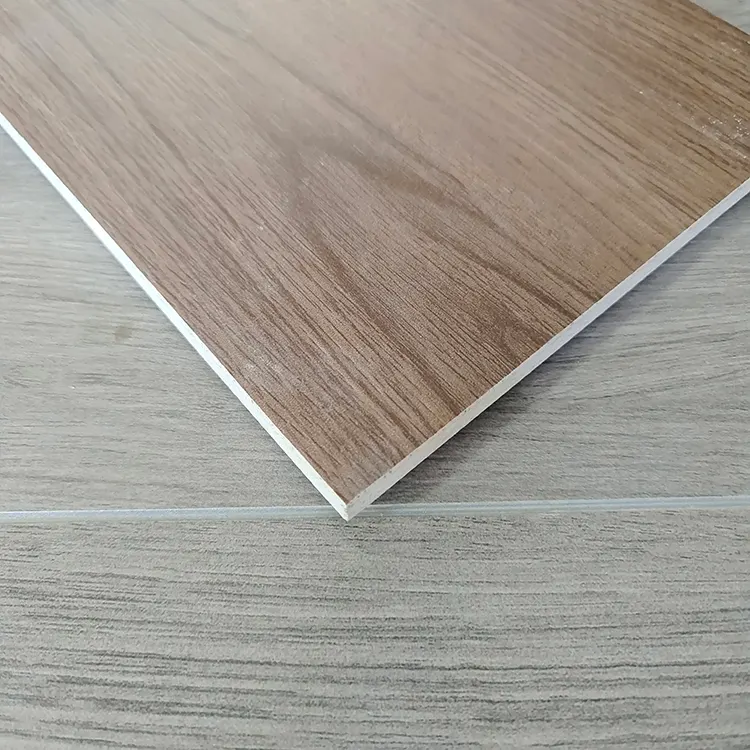 Non-Slip Wood-Look Polished Ceramic Floor Tile 150x800mm