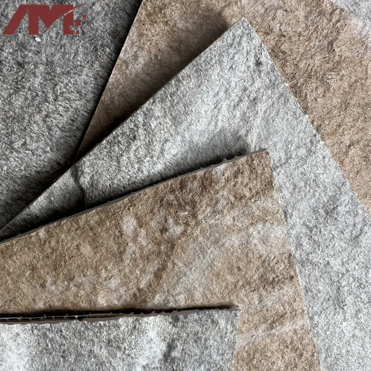 3D-Textured Flexible Stone Veneer Wall Panel 600x1200mm