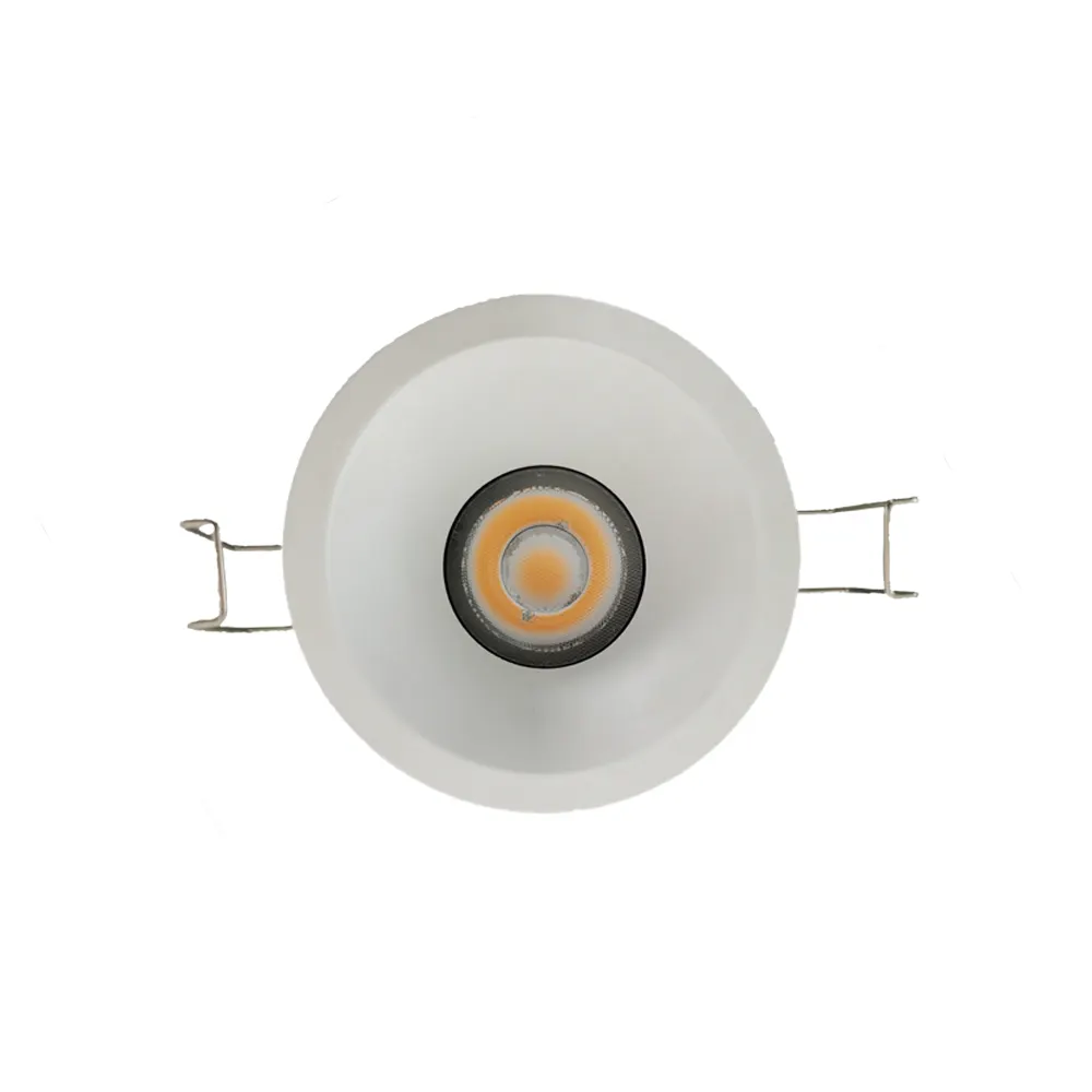 Anti-Glare Dimmable Recessed COB LED Downlight Black 9-30W IP44