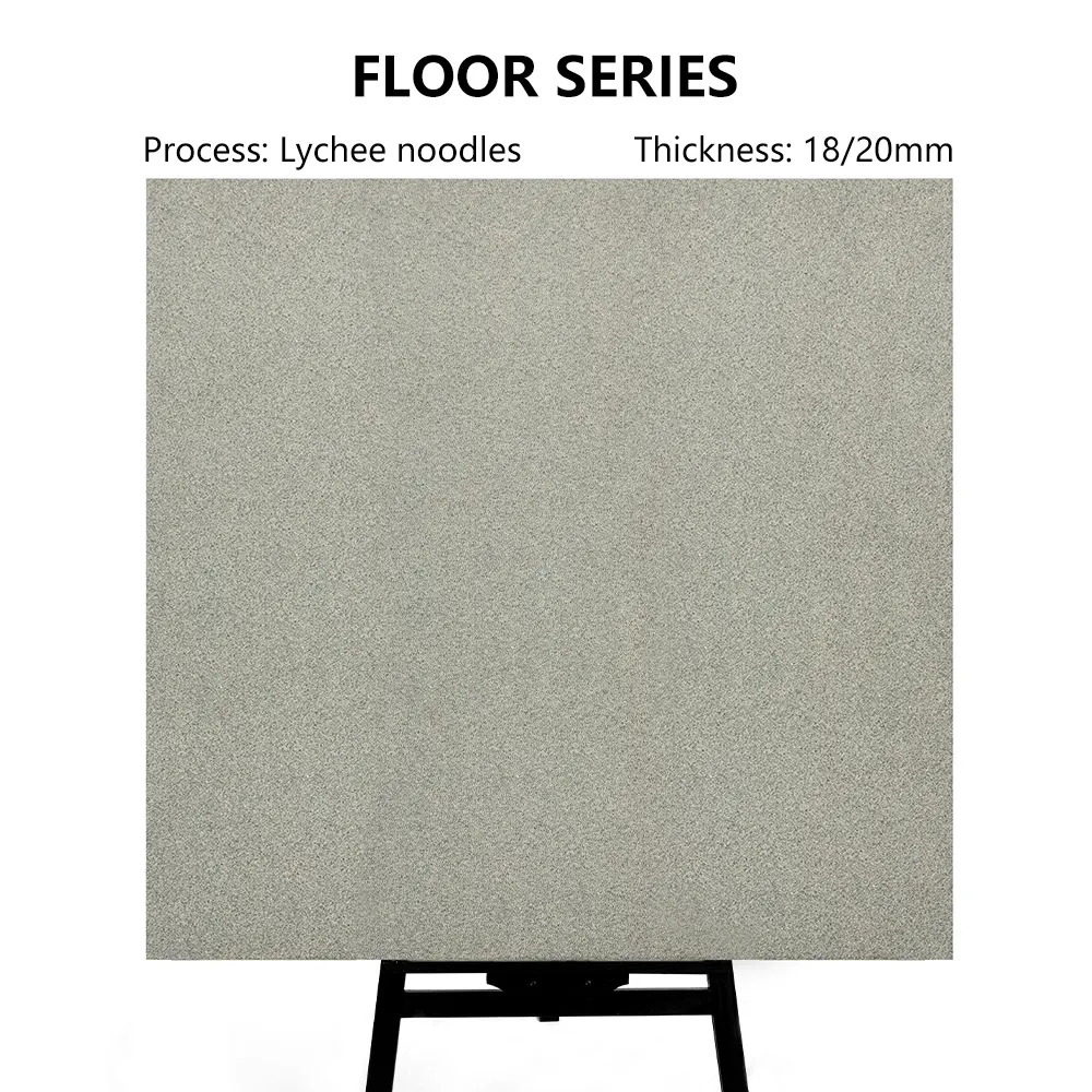 Non-Slip Stone-Look Porcelain Outdoor Tile 600x600mm