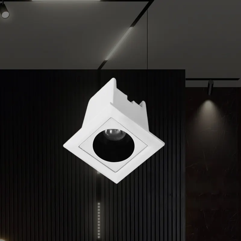 Anti-Glare Recessed Aluminum LED Grille Spotlight