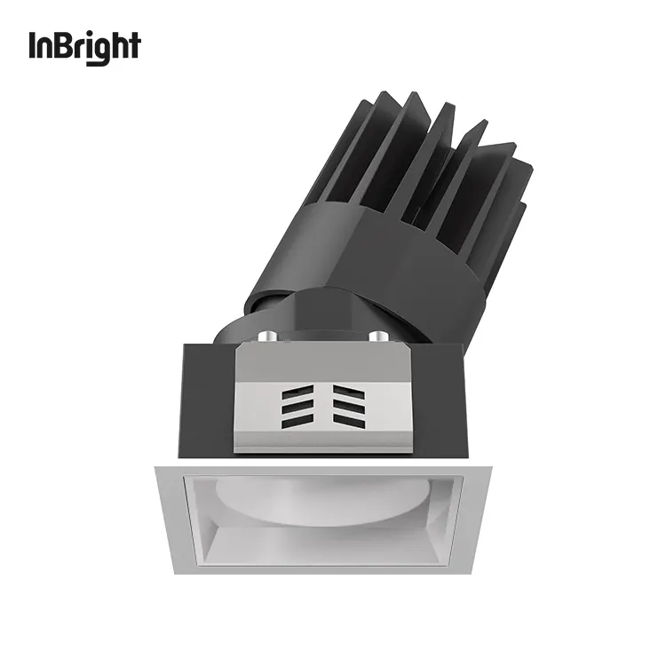 Anti-Glare Dimmable Recessed Square LED Downlight 8-25W