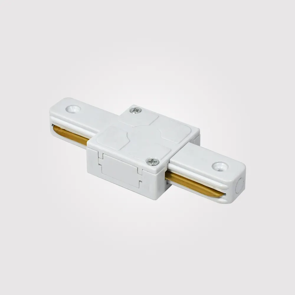 Aluminum T-Connector for Track Lighting White