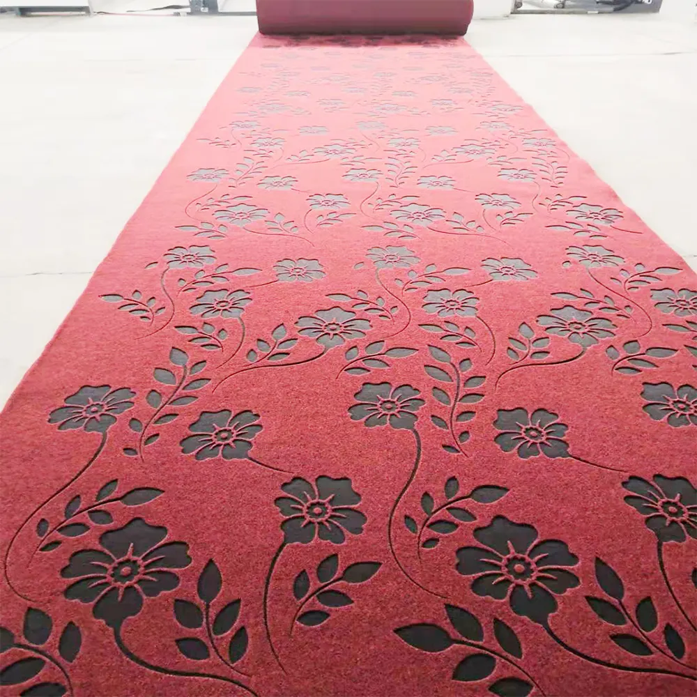 Nonwoven Polyester Floor Carpet 1-8mm Thick