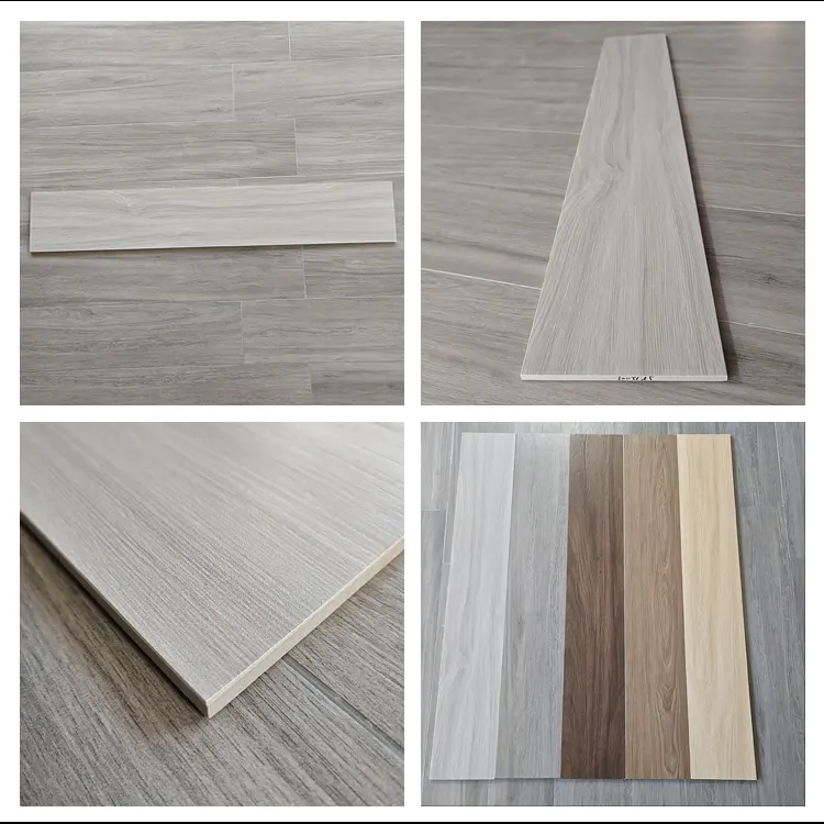 Wood-Look Ceramic Floor Tile 15x80cm