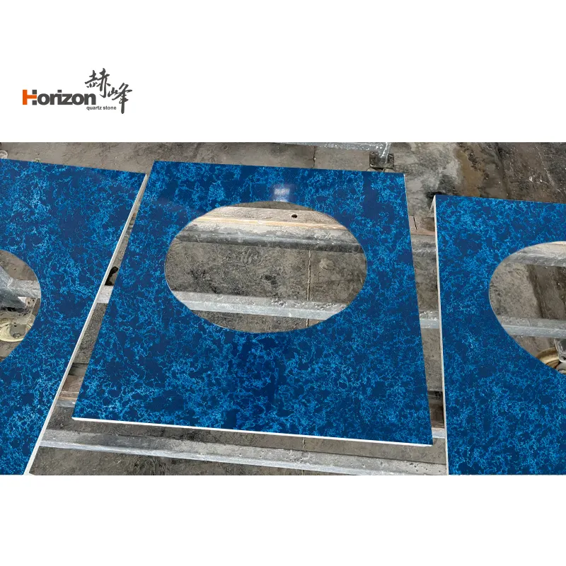 Calacatta Blue Engineered Quartz Slab 3200x1600mm