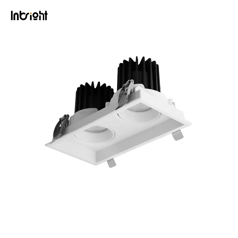 Recessed Aluminum LED Grille Spotlight 10-25W