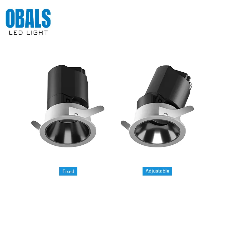 Anti-Glare Recessed Aluminum LED Downlight 7-20W IP44