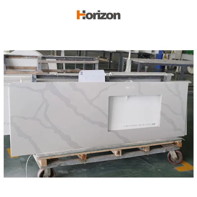 Calacatta Engineered Quartz Slab 3200x1600mm