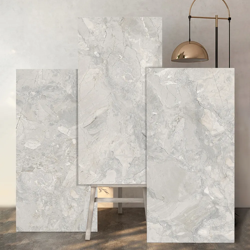Stone-Look Polished Porcelain Wall Tile 750x1500mm product sample