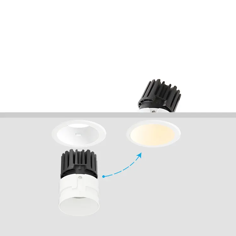Adjustable Recessed Aluminum LED Downlight 8/15W IP65