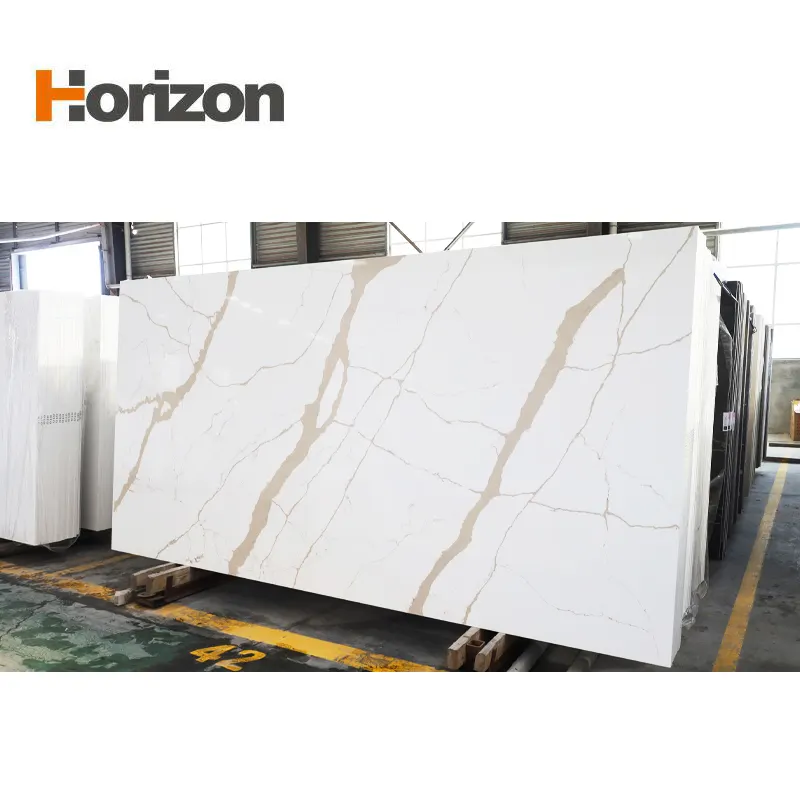 Calacatta Engineered Quartz Slab 3200x1600mm