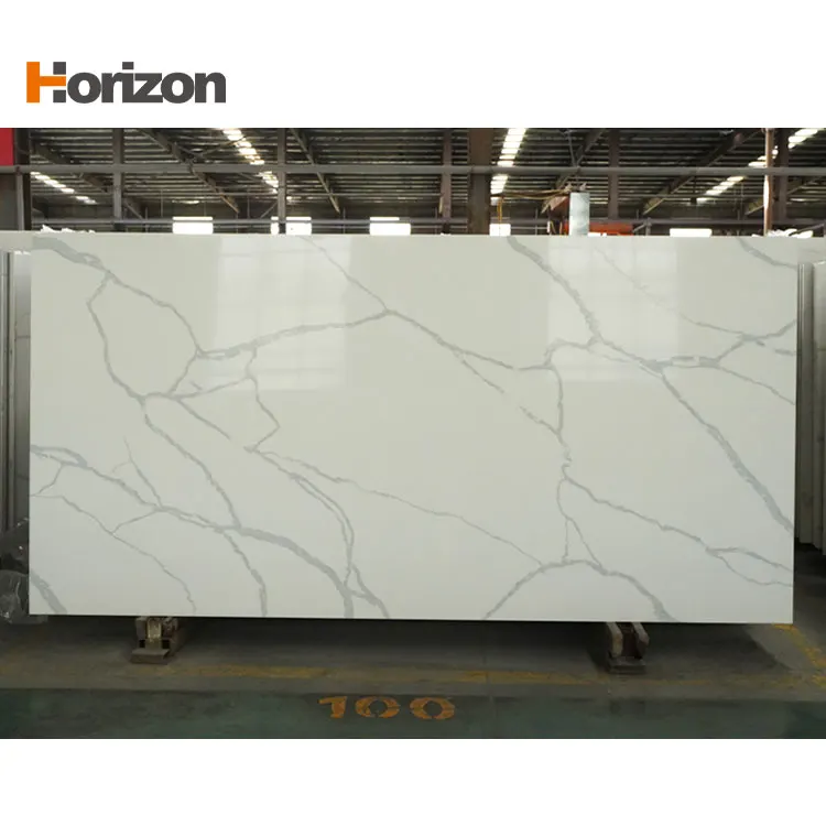 White Engineered Quartz Slab 3200x1600mm