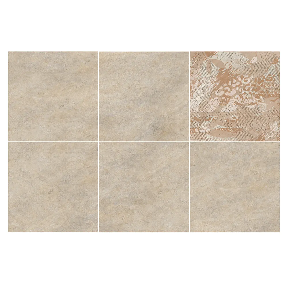 Wood-Look Matte Porcelain Floor Tile 600x600mm/60x60cm/24x24