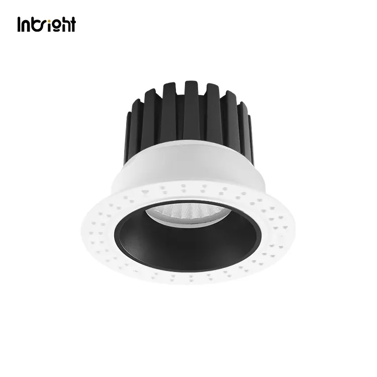 Trimless Dimmable Recessed COB LED Downlight 10-25W IP65