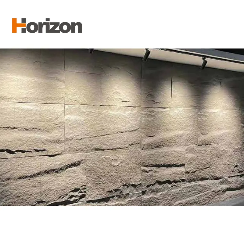 PU Stone-Look Wall Panel For Interior And Exterior Wall Cladding