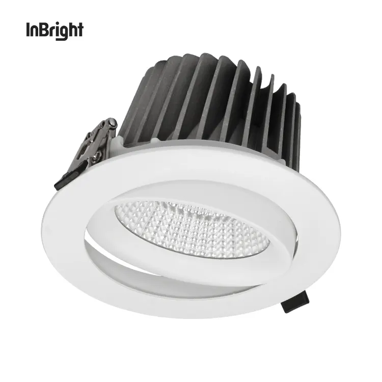 Anti-Glare Adjustable Dimmable DALI COB LED Downlight 5-30W